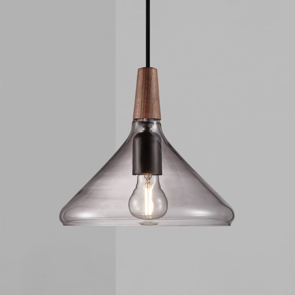Interior Pendant Nori 27cm Pendant Smoke (Excess Stock)