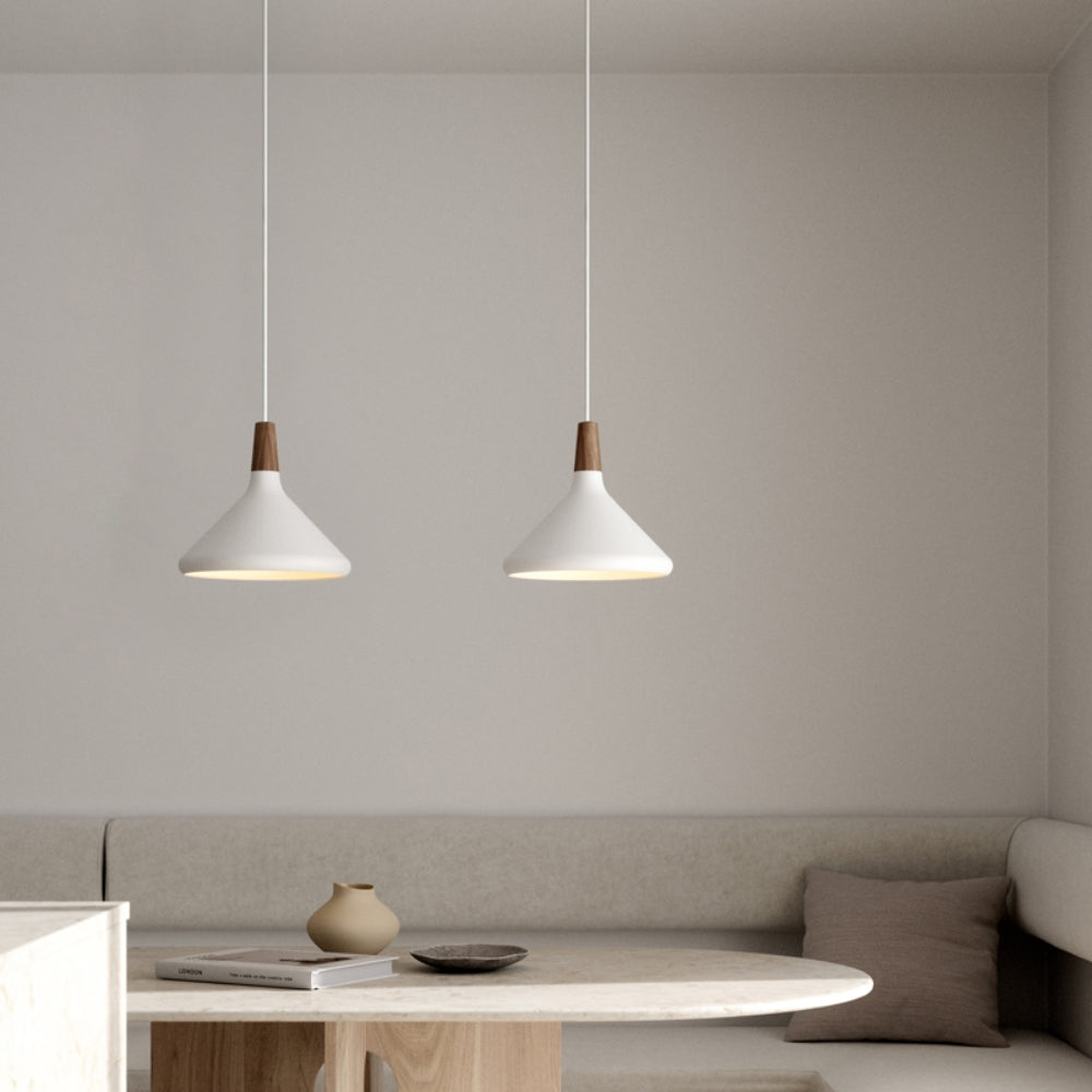 Interior Pendant Nori 27cm Pendant White (Excess Stock)