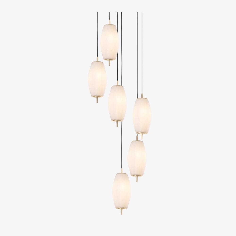 Interior Pendant Nova Slim Pendant - 6 Drop Grouping
