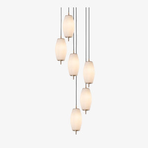 Interior Pendant Nova Slim Pendant - 6 Drop Grouping