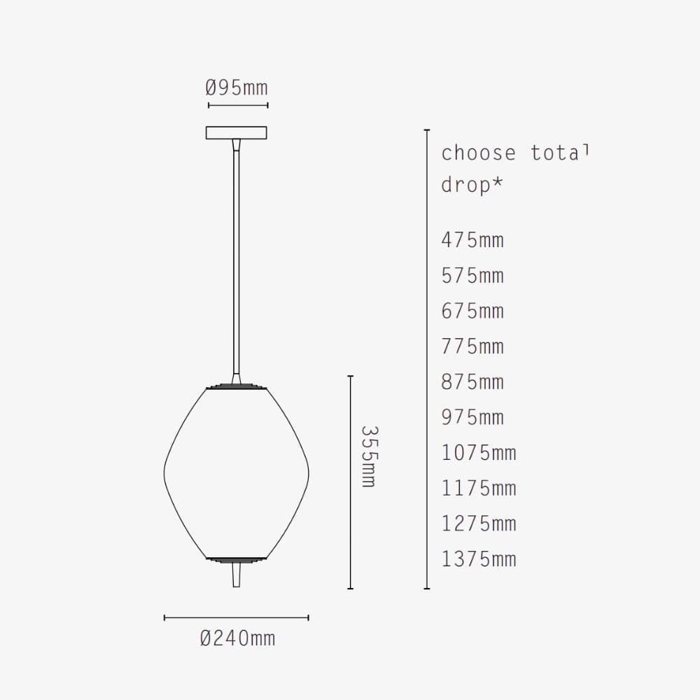 Interior Pendant Nova Tall Pendant