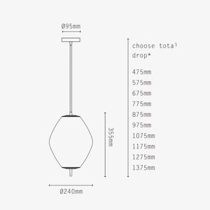 Interior Pendant Nova Tall Pendant