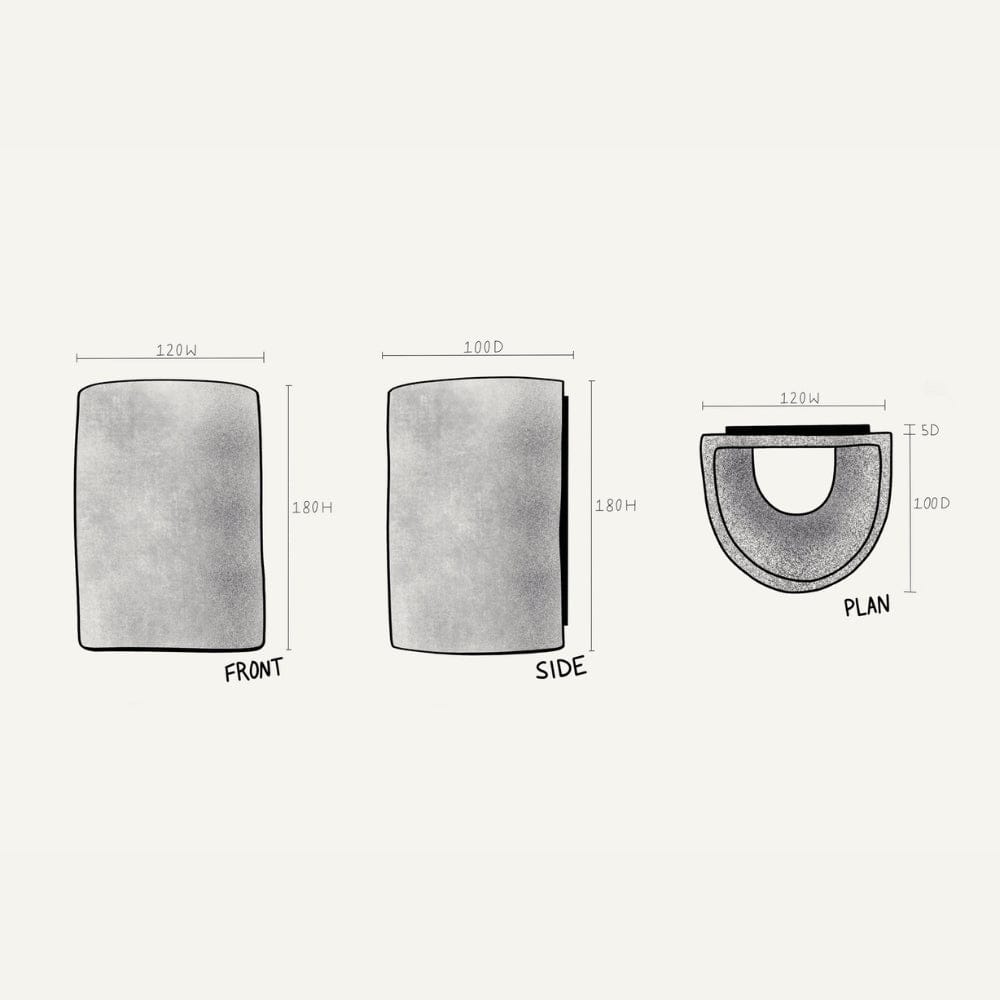 Exterior Wall Light Nudie Short Exterior Wall Light in Raw Sealed
