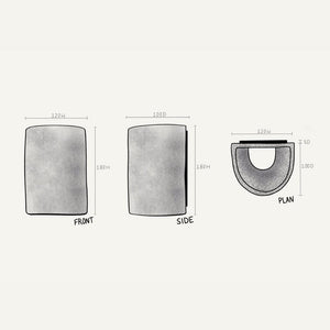 Exterior Wall Light Nudie Short Exterior Wall Light in Raw Sealed