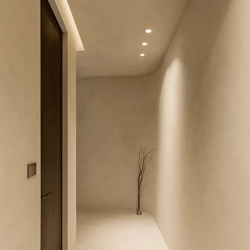 Recessed Nura Complete Trimless Plaster Downlight