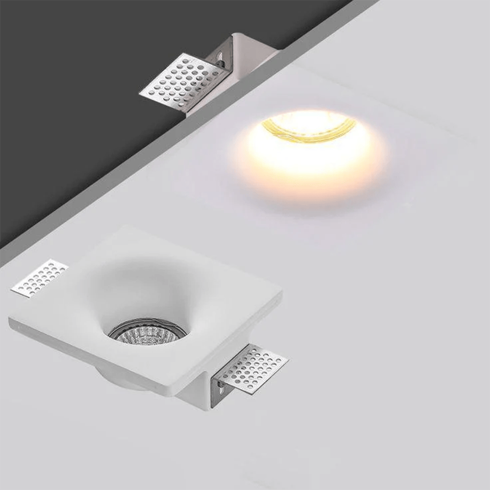 Recessed Nura Soop 3D Complete Trimless Plaster Downlight