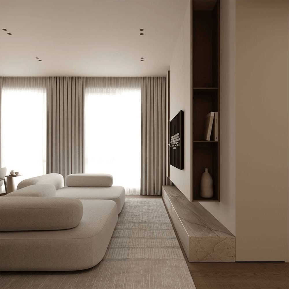 Recessed Nura Soop 3D Complete Trimless Plaster Downlight