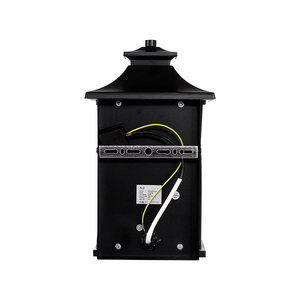 Exterior Wall Light Odin Galvanised Iron Black Wall Light