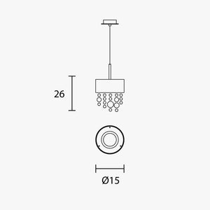 Interior Pendant Ola Small Pendant – CLEARANCE (Ex-display)