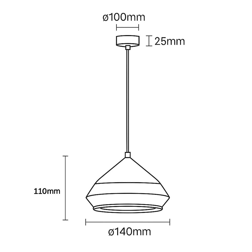 Interior Pendant Onda Travertine & Glass Pendant Light