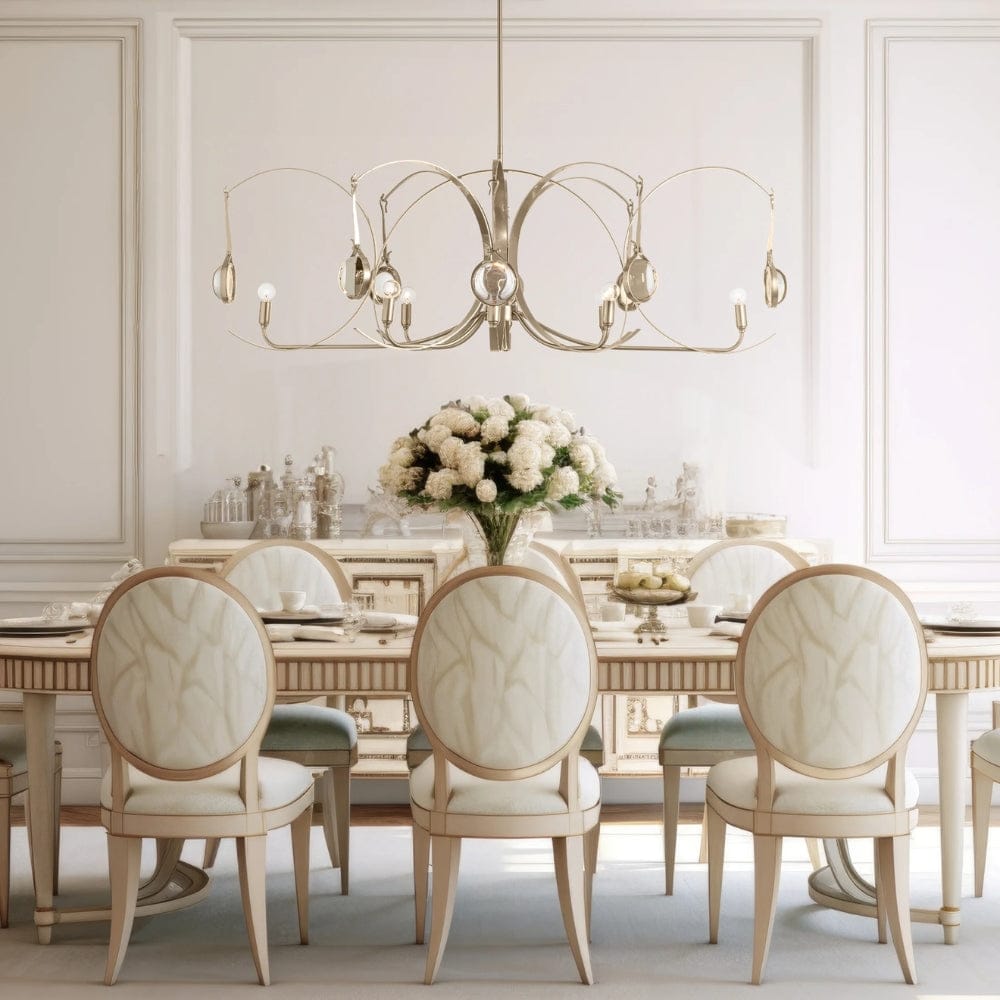 Interior Pendant Optic 8 Light Oval Pendant