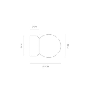 Interior Wall Light / Sconce Orb Deco Wall Light