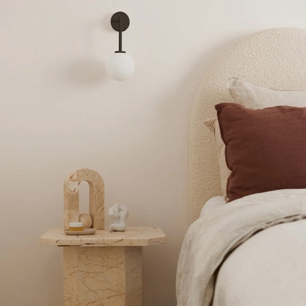 Interior Wall Light / Sconce Orb Long Arm Wall Light