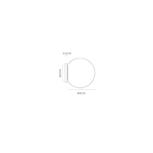 Interior Wall Light / Sconce Orb Mirror Wall Light