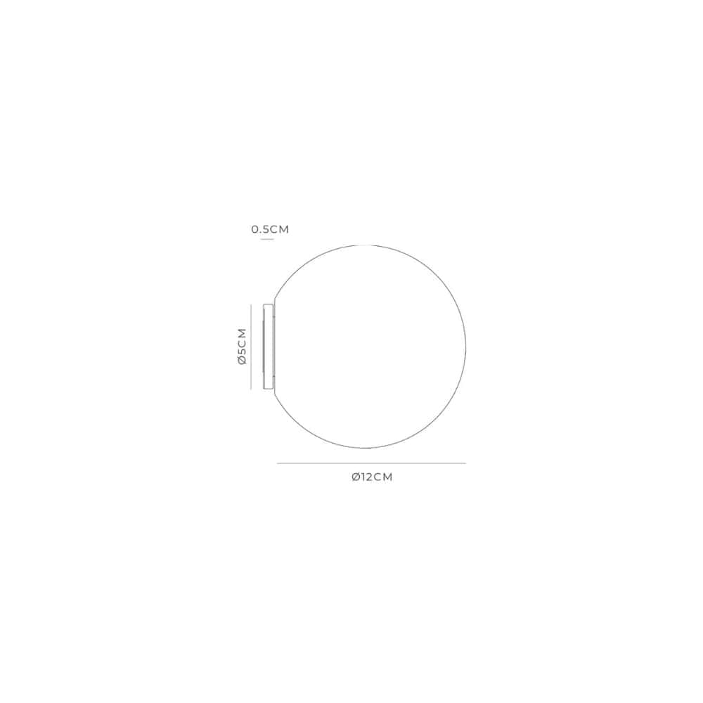 Interior Wall Light / Sconce Orb Mirror Wall Light