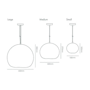 Interior Pendant Orb Pendant Light - Small