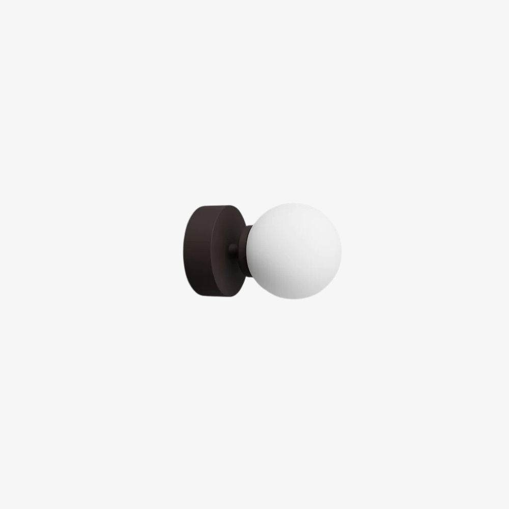 Interior Wall Light / Sconce Orb Short Arm Wall Light