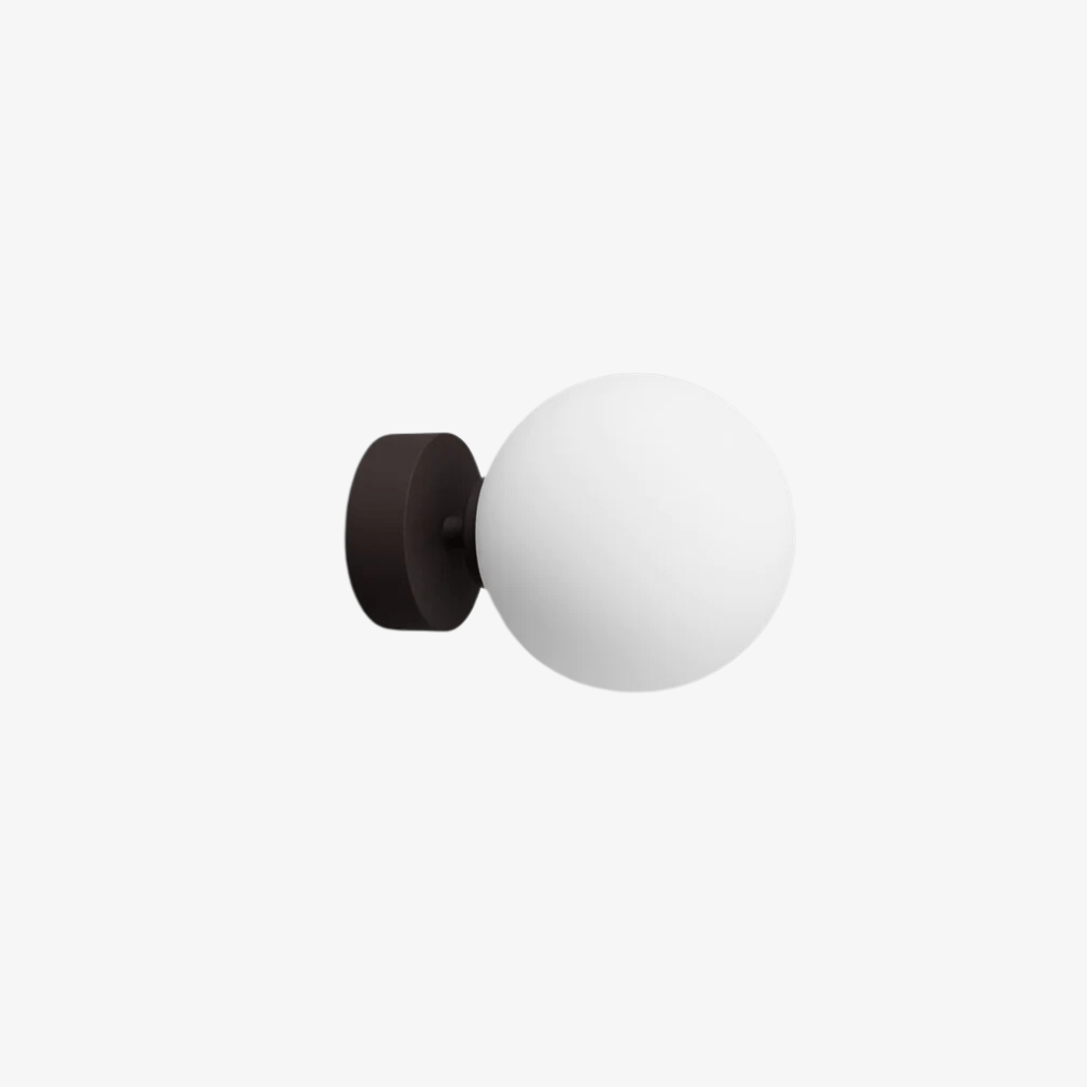 Interior Wall Light / Sconce Orb Short Arm Wall Light