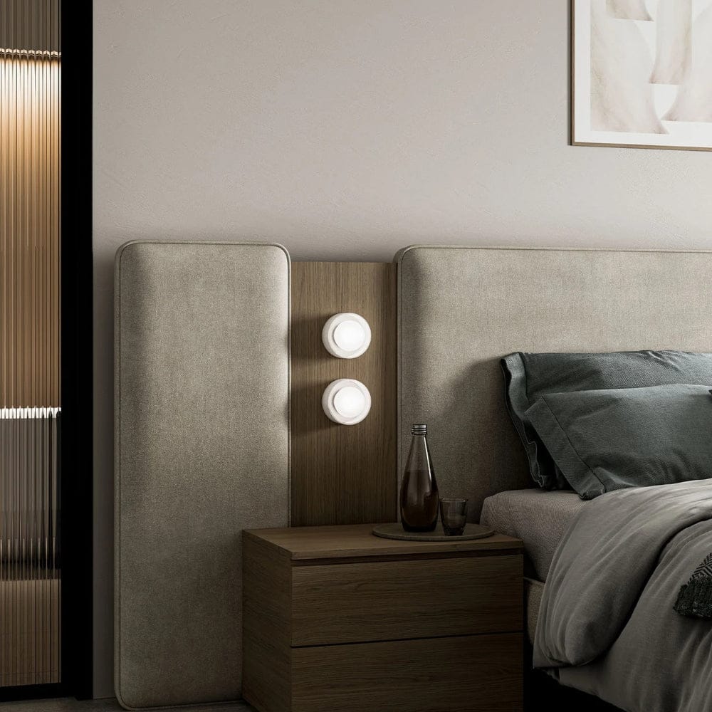 Interior Wall Light / Sconce Orb Sur Ribbed Wall Light