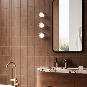 Interior Wall Light / Sconce Orb Sur Ribbed Wall Light