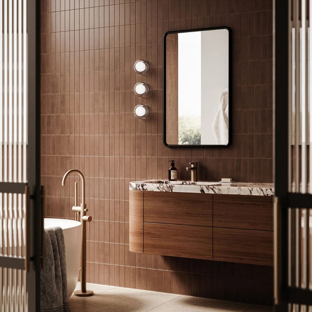 Interior Wall Light / Sconce Orb Sur Ribbed Wall Light
