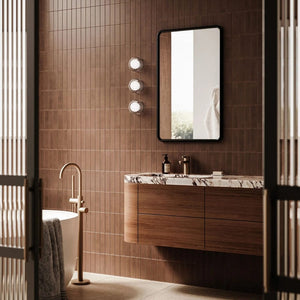 Interior Wall Light / Sconce Orb Sur Ribbed Wall Light