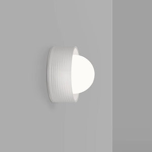 Interior Wall Light / Sconce Orb Sur Ribbed Wall Light