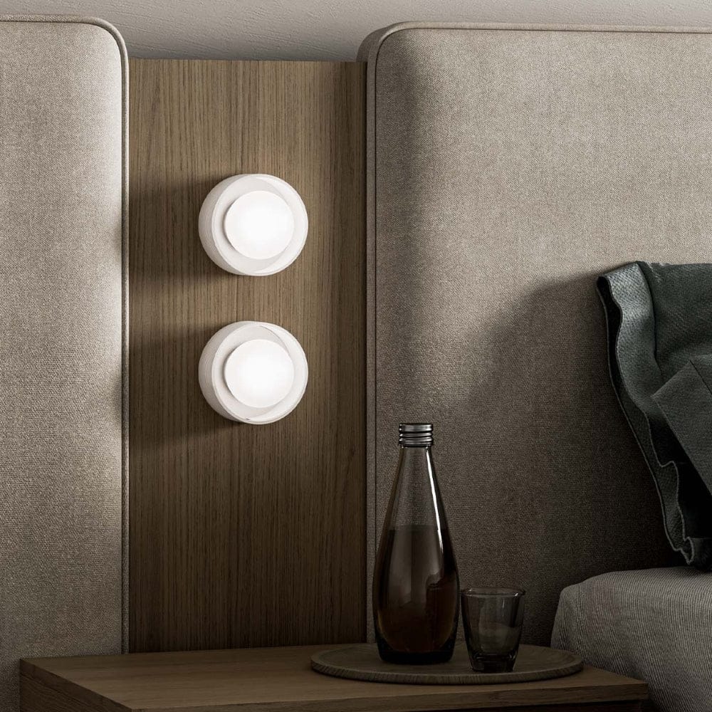 Interior Wall Light / Sconce Orb Sur Ribbed Wall Light