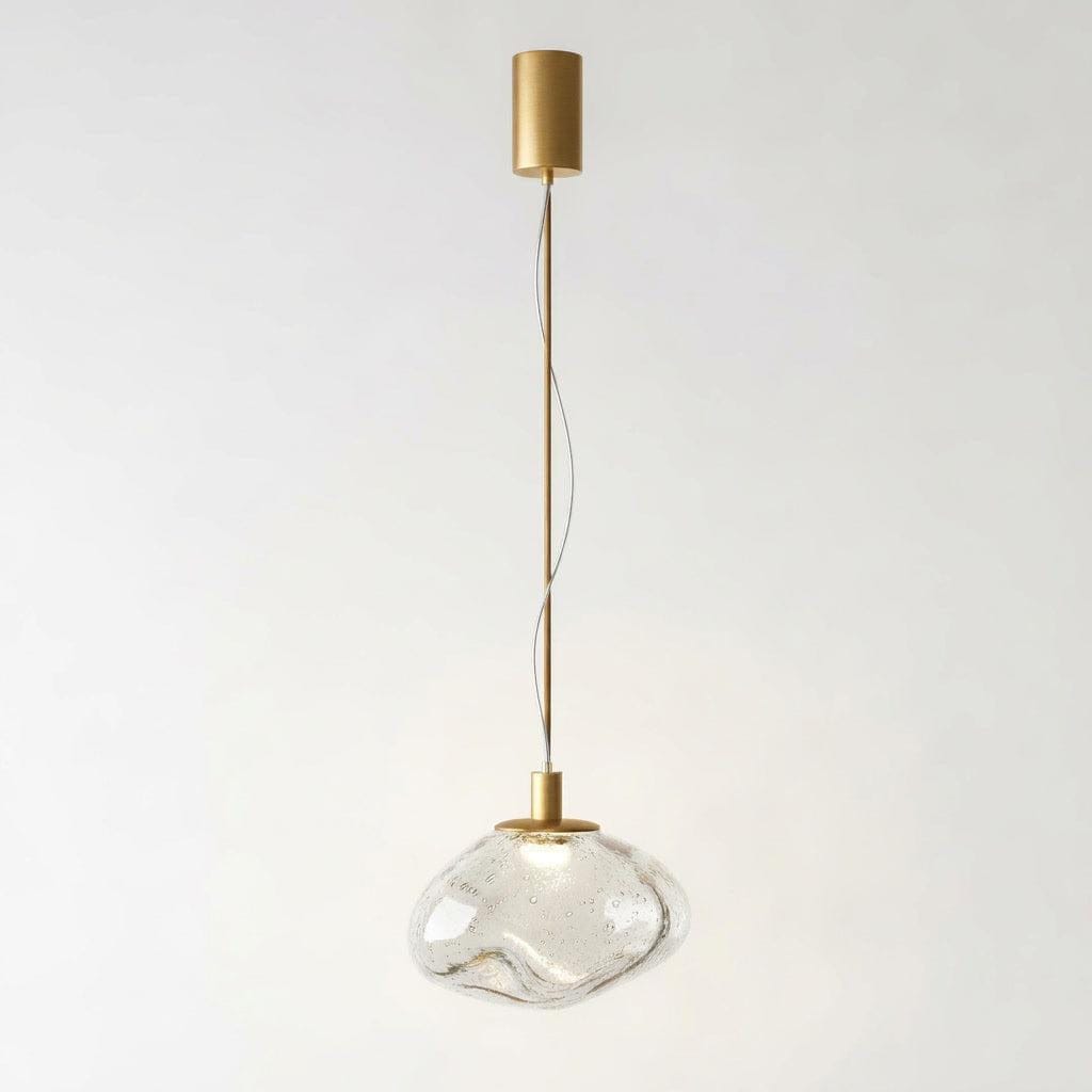 Interior Pendant Orbis Bubble Blown Glass Pendant Light