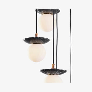 Interior Pendant Orbit Pendant - 6 Drop Grouping