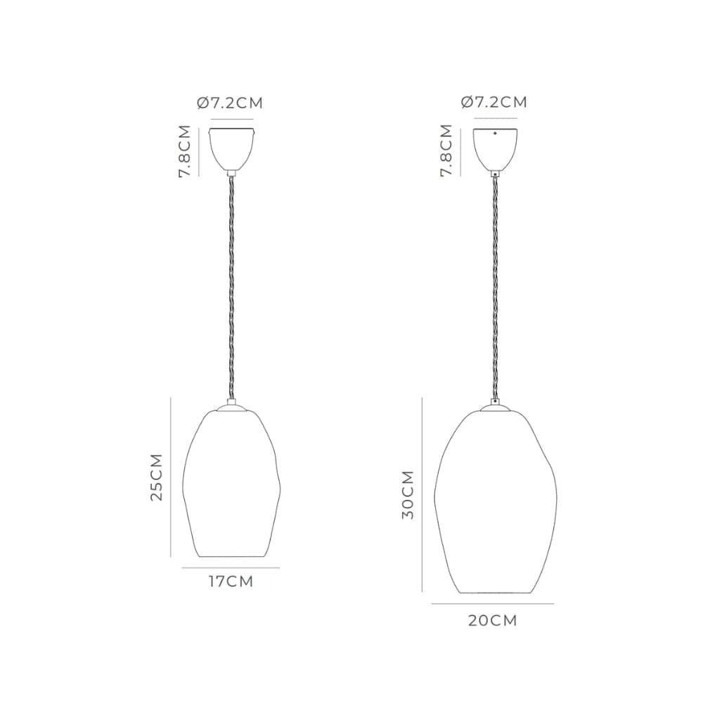 Interior Pendant Organic White Pendant Light