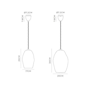 Interior Pendant Organic White Pendant Light