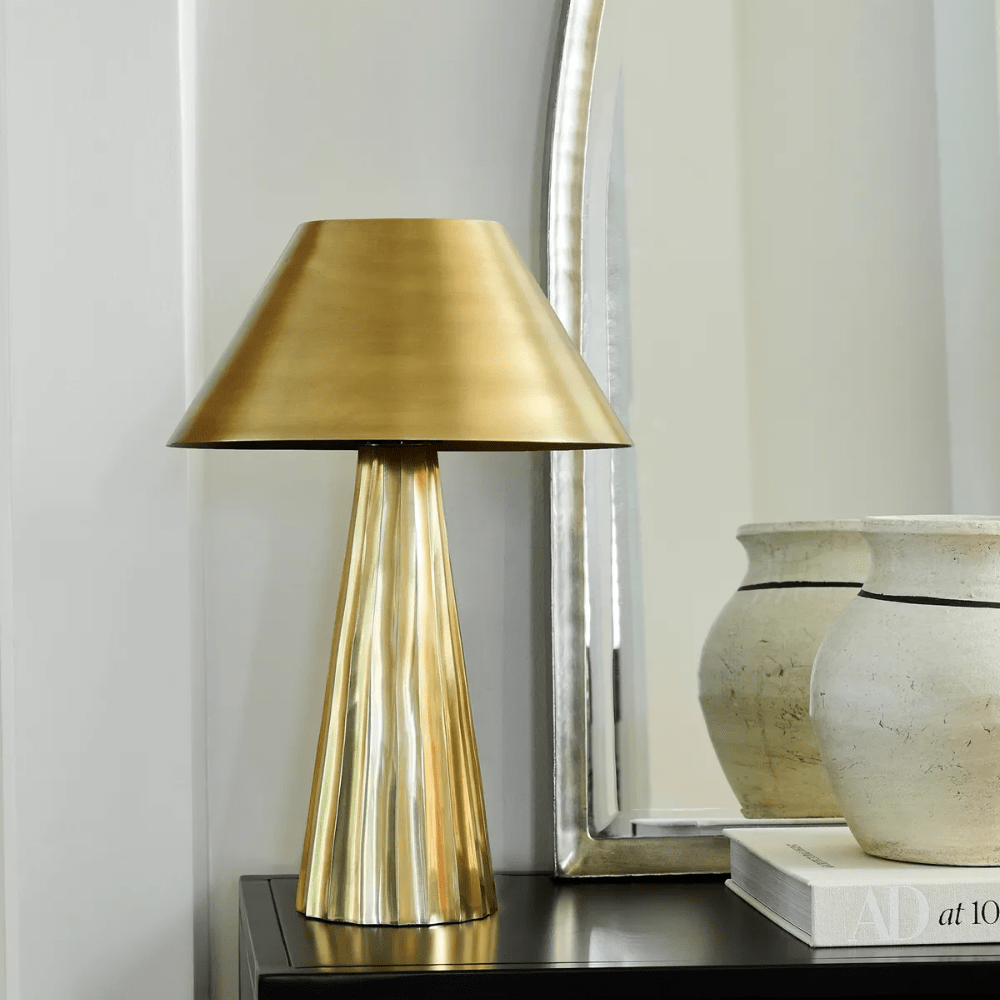 Lamp Base Tall Metal Table Lamps 360 Lighting Set Of Karl Modern