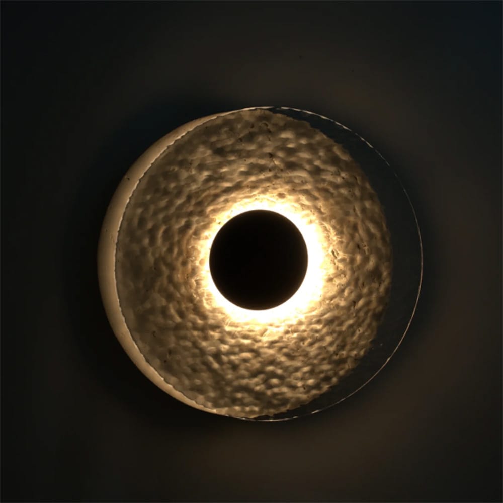 Interior Wall Light / Sconce Orris Natural Travertine Wall Sconce