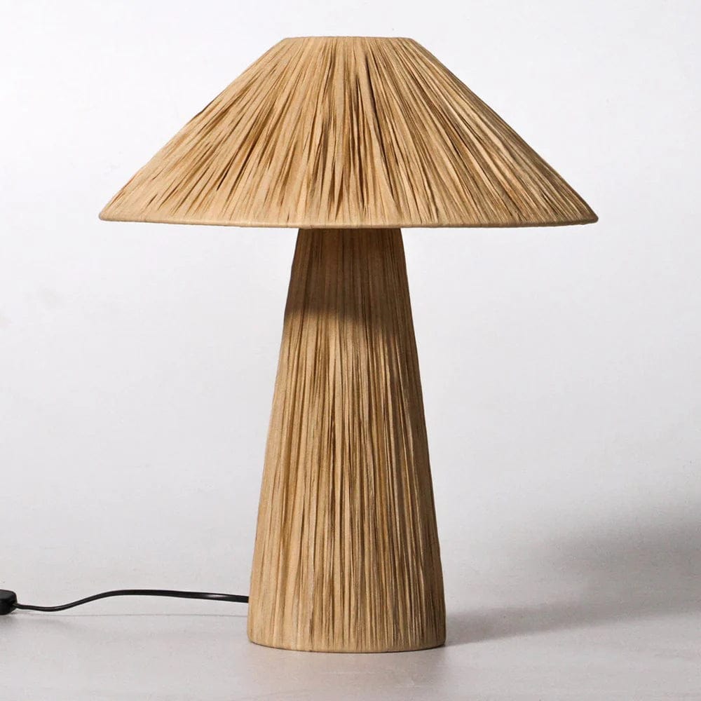 Desk Lamp / Ourea Raffia Table Lamp