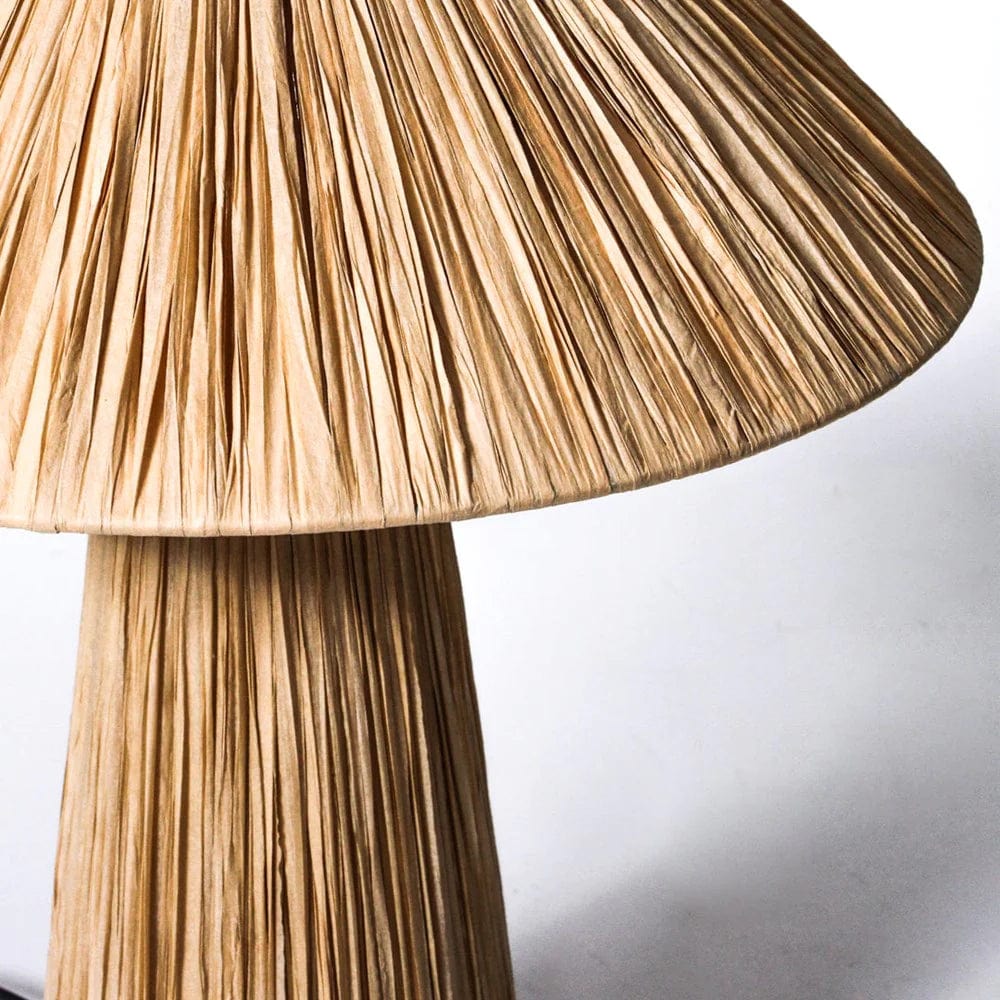 Desk Lamp / Ourea Raffia Table Lamp