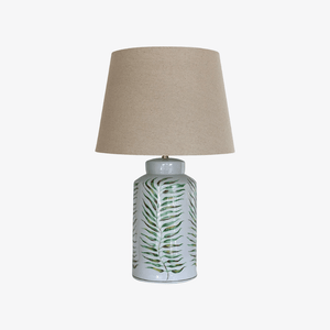 Table Lamps Palm Leaf Crackled Lamp Base