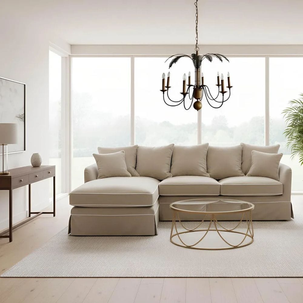 Chandelier Palm Leaves Iron Chandelier 8 Lights