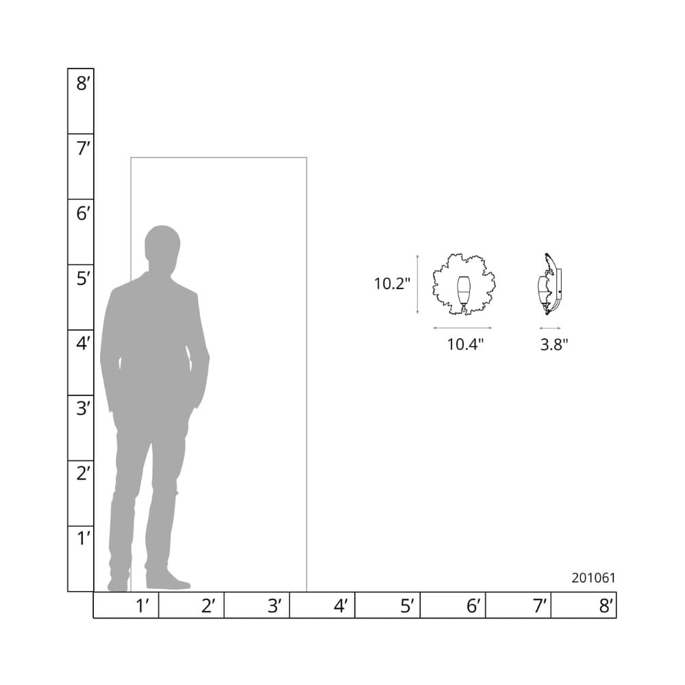 Interior Wall Light / Sconce Pangea 1 Light Sconce