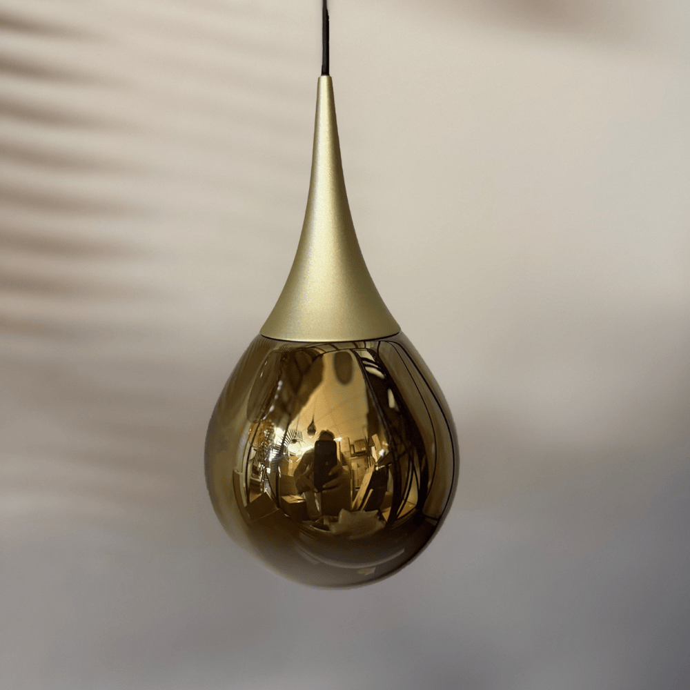 Interior Pendant PaoPao LED Pendant  - Brass & Sandy Gold – CLEARANCE (Ex-display)