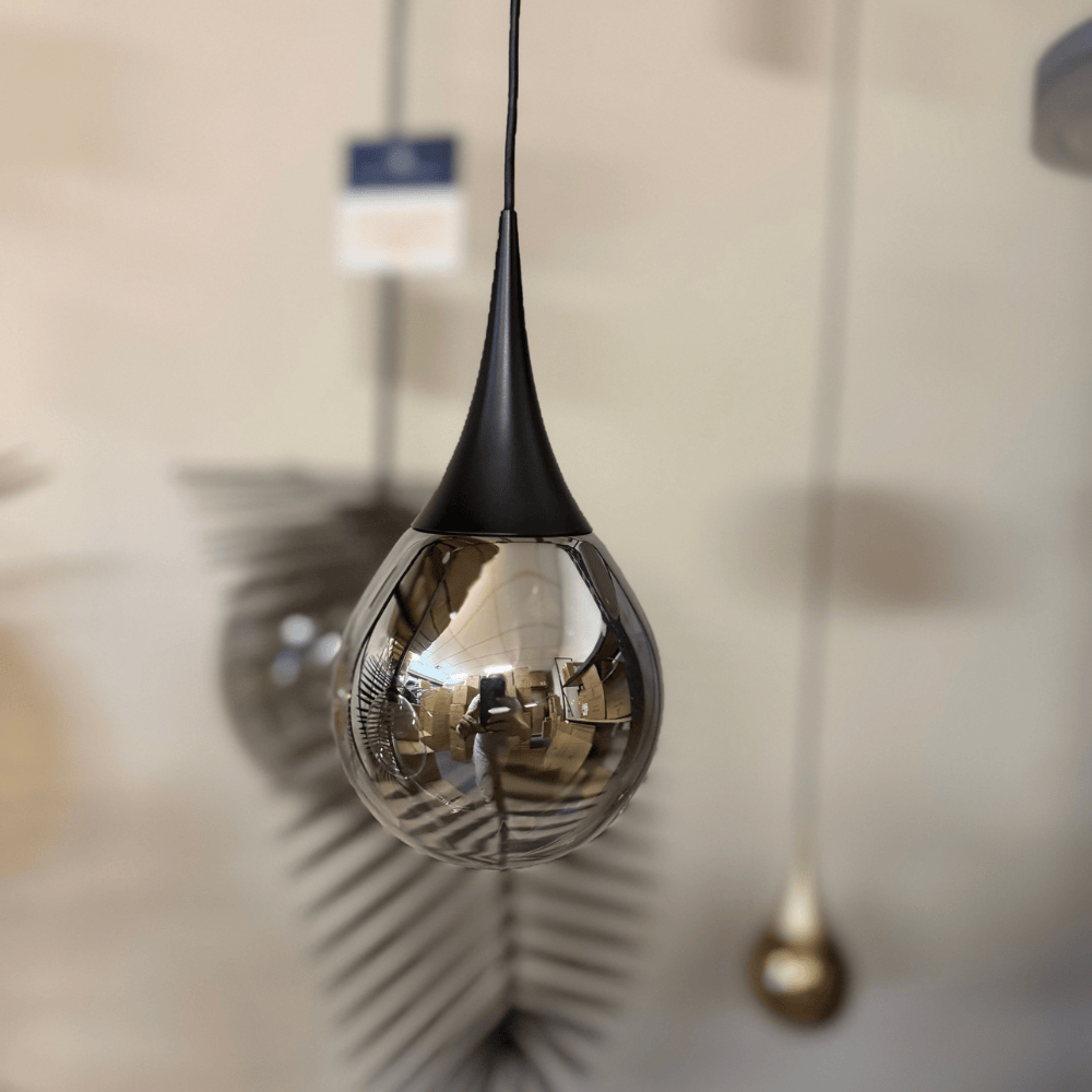 Interior Pendant PaoPao LED Pendant -Chrome and Black – CLEARANCE (Ex-display)