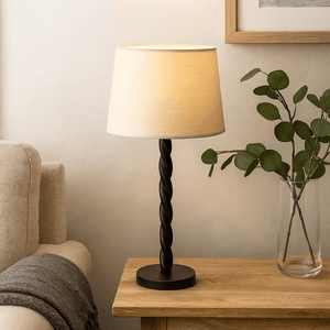 Table Lamps Papillon Table Lamp Base Black - Base Only