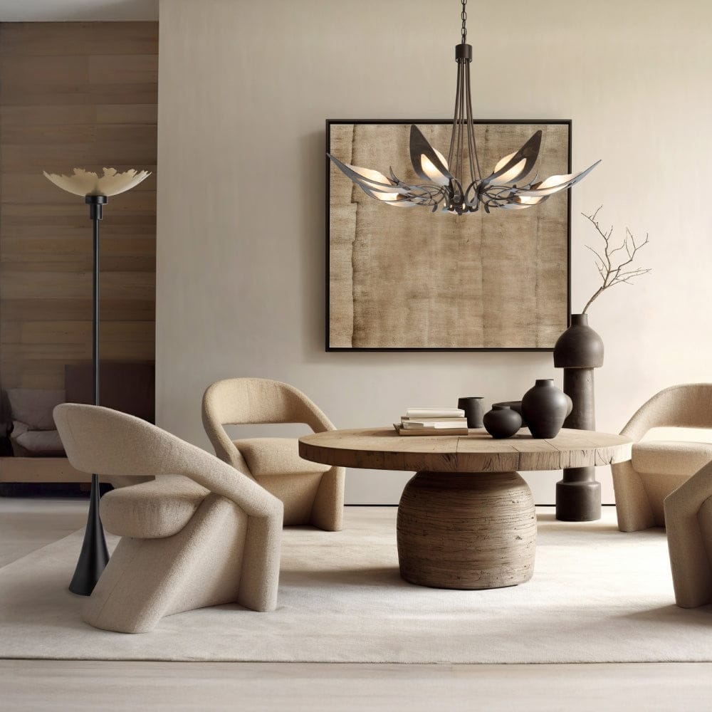 Interior Pendant Parasol 7 Light Chandelier