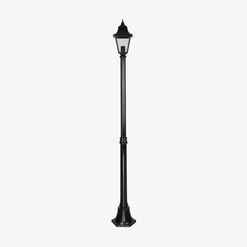 Post Lights Paris Single Head Medium Post Light