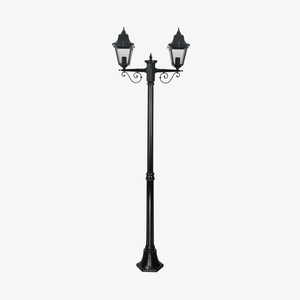 Post Lights Paris Twin Head Medium Post Light
