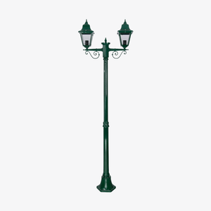 Post Lights Paris Twin Head Medium Post Light