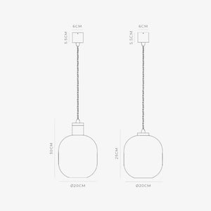 Interior Pendant Parlour Curve Pendant