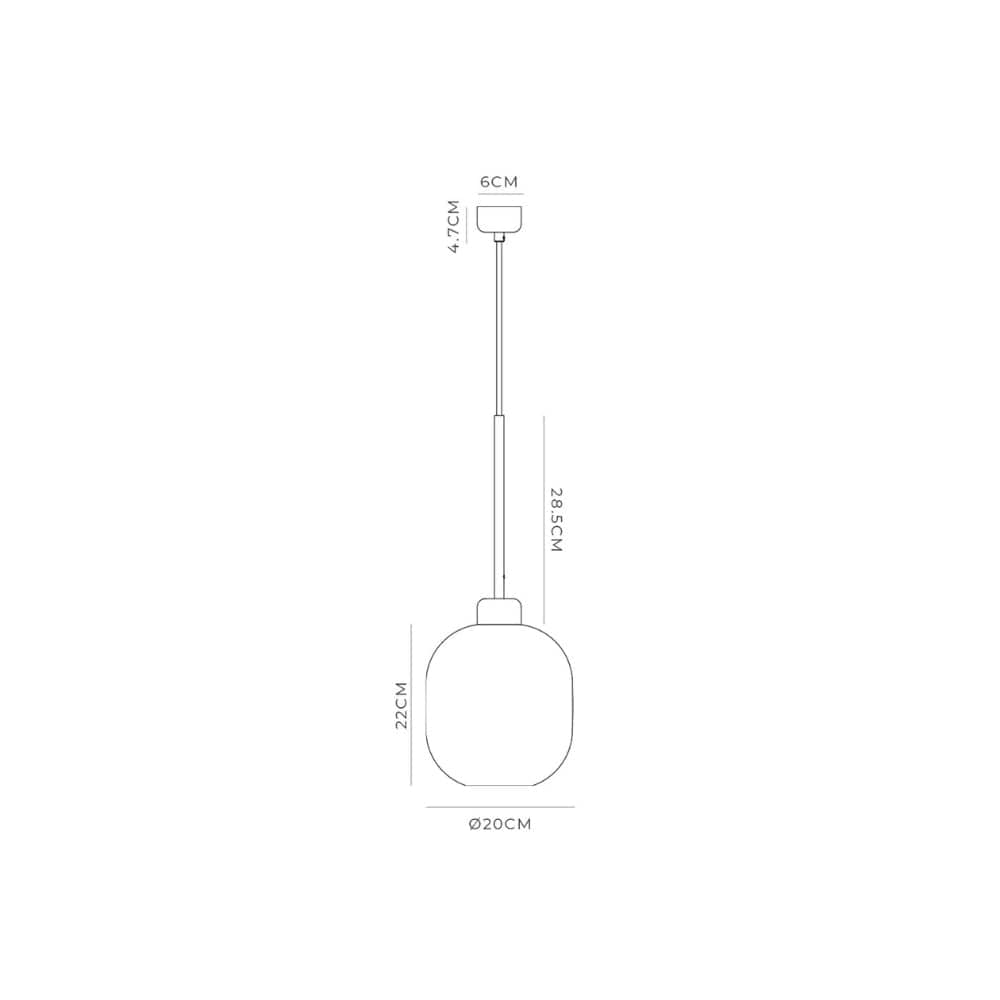 Interior Pendant Parlour Lite Curve Pendant Light