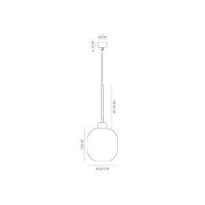 Interior Pendant Parlour Lite Curve Pendant Light