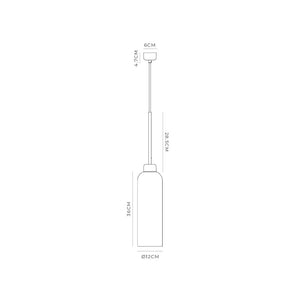 Interior Pendant Parlour Lite Elong Pendant Light